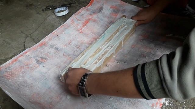 Настенный гипсовый светильник своими руками (DIY) смотреть онлайн