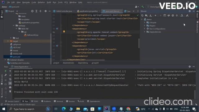 How to solve Spring Boot JSP 404 Whitelabel Error in IntelliJ IDEA смотреть онлайн