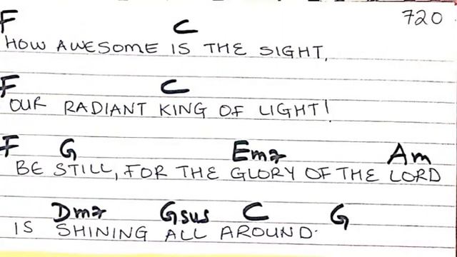 Be Still For The Presence Of The Lord Lyrics Chords Tutorial смотреть онлайн