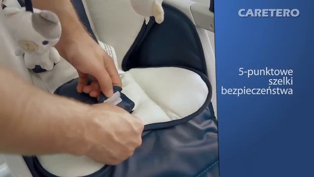 Caretero INDIGO 2 в 1 стульчик для кормления и качели смотреть онлайн