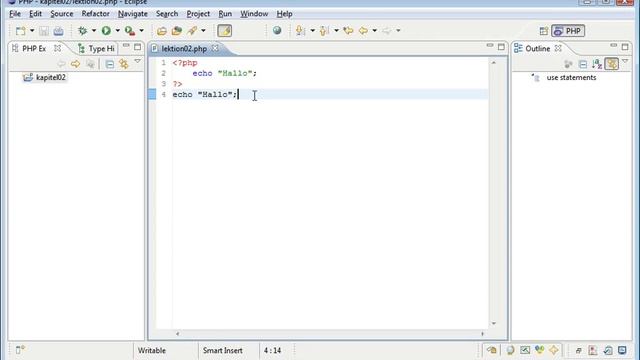 PHP 5.3 und MySQL 5.1 - 04. Das erste PHP-Skript смотреть онлайн