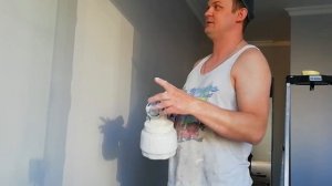 Покраска стен   без пятен  краскопультом wagner w450