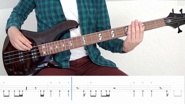 Queen - Another One Bites The Dust Bassline | Bass Tutorial + Tabs смотреть онлайн