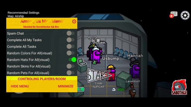 Among Us: Mod Menu Latest Update V.2021.4.2a | Always Imposter-No Kill Cooldown | Among Us Mod Menu смотреть онлайн