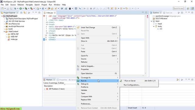 #02 Create your first Java Servlet Project смотреть онлайн