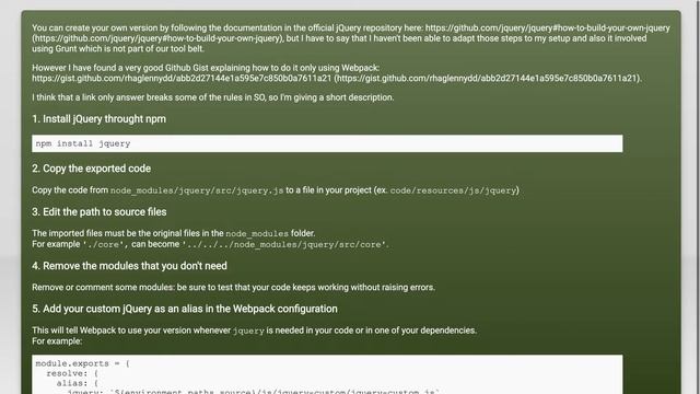 Is Webpack smart enough to make jQuery lighter? смотреть онлайн