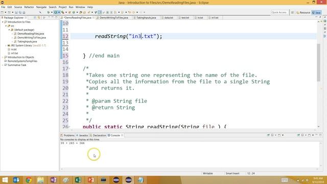 Reading From Text Files (Java) - Using Methods смотреть онлайн