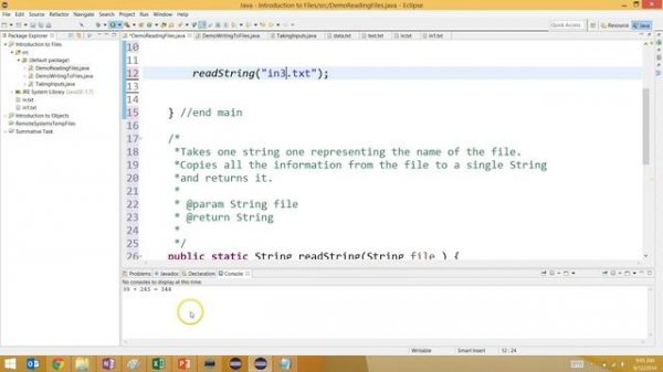 Reading From Text Files (Java) - Using Methods