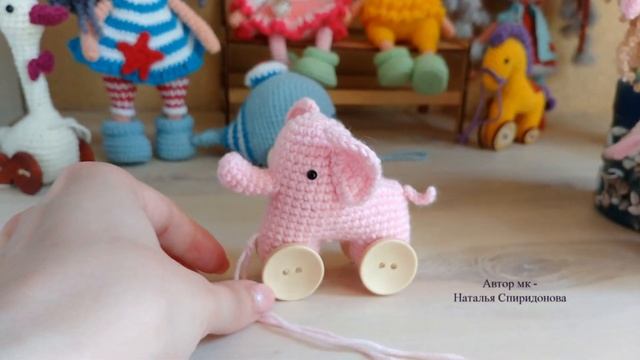 Анонс мк куколка Лилия, вязаная Лилия, вязаный слоник