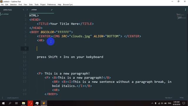 How to change the cursor Style in Sublime Text смотреть онлайн