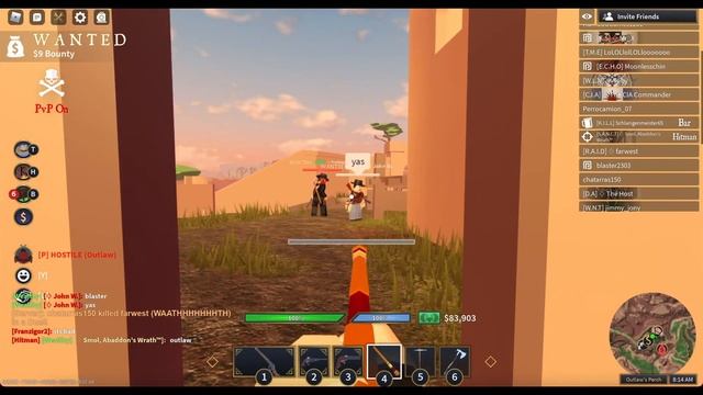 The Blow Dart Gun Experience - Roblox Wild West смотреть онлайн