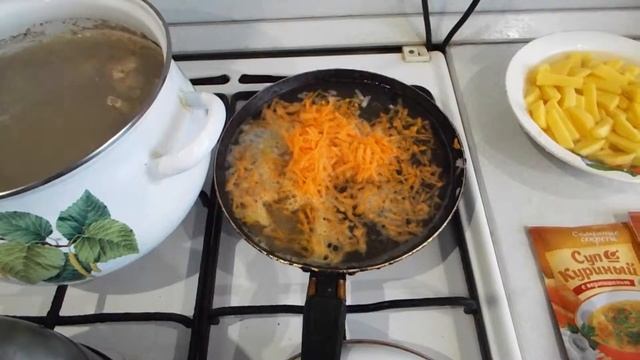 Домашний куриный супчик. смотреть онлайн