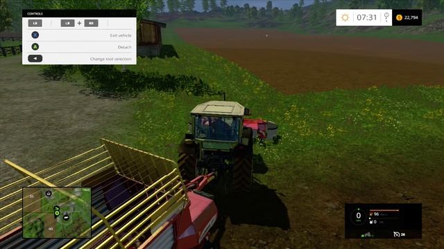 Farming Simulator 15 (Xbox 360) Lets Play # 3 Grass Mission Time