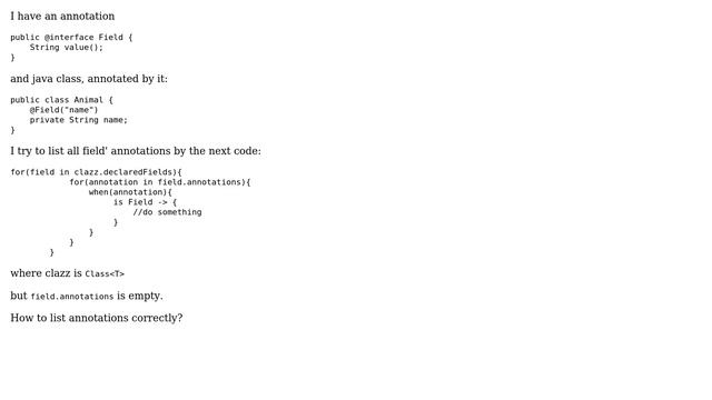How to list field annotations in Kotlin? (2 Solutions!!) смотреть онлайн