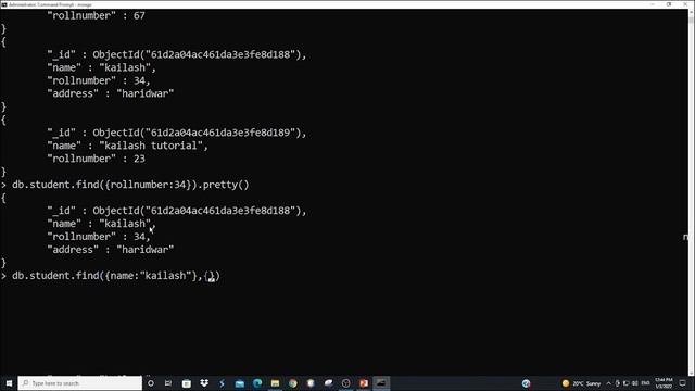 MongoDB CRUD (Read) Operation | Read (Select) Documents into Collections in Hindi 05 смотреть онлайн