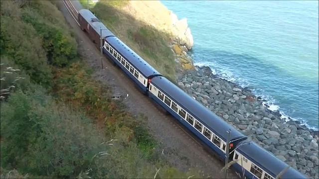 Class 071s and Cravens between Dublin & Greystones (Oct 2016) смотреть онлайн