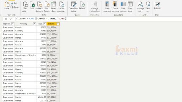FORMAT function (DAX) - DAX FORMAT function in Power BI | #Formatdaxfunction смотреть онлайн
