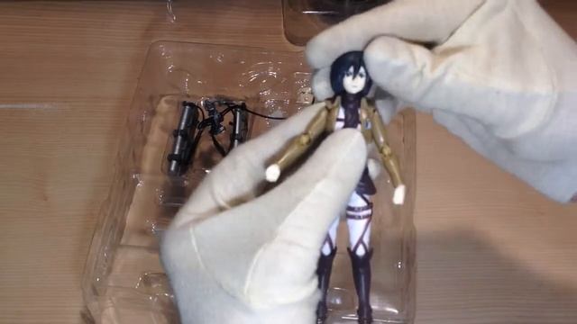 Mikasa Ackerman figma распаковка смотреть онлайн