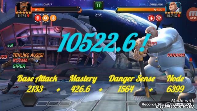 Blade Vs. Kingpin, Node 43. 10522 Attack ! Alliance War ! Marvel Contest of Champions смотреть онлайн