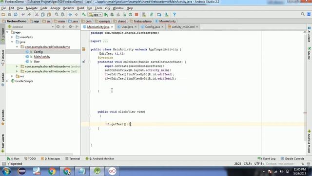 Storing Raw Data On Firebase Using Android Studio #2[In Hindi] смотреть онлайн