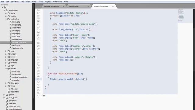 PHP Tutorials Codeigniter in Hindi part 18 Active Record Delete смотреть онлайн