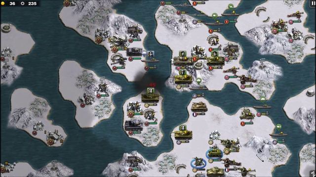 Glory of Generals walkthrough - Antarctic War (Allies): Mysterious Base смотреть онлайн