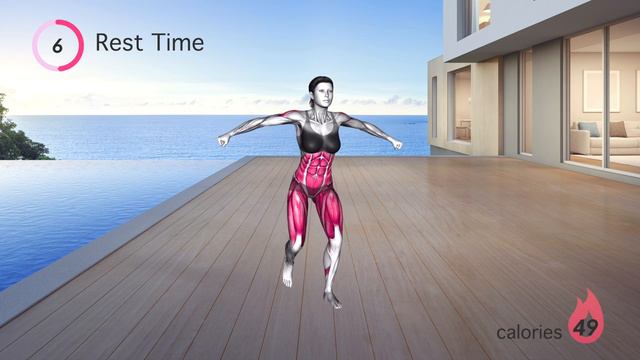 10 MINUTE HOME WORKOUT TO LOSE BELLY FAT FAST 💕 ( Women's over 40 ) смотреть онлайн