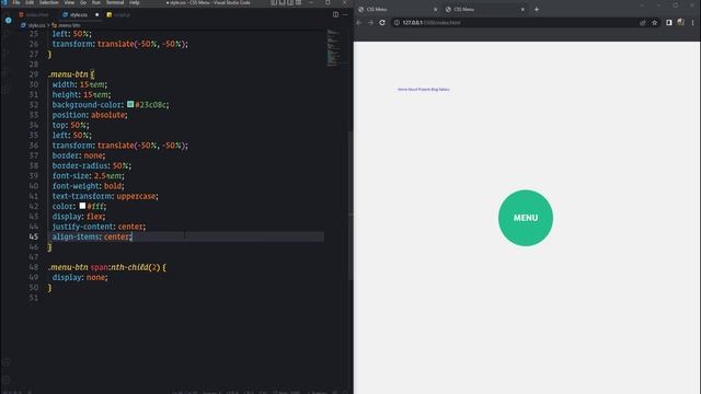 CSS Menu with HTML, CSS, and JavaScript / How to Create Navigation Menu with HTML, CSS, and JS смотреть онлайн