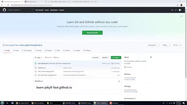 GitHub Pages HTML смотреть онлайн