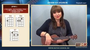 Урок №1 на УКУЛЕЛЕ. Первый бой и первые аккорды на УКУЛЕЛЕ.