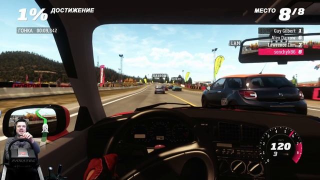 Привет Аризона - Forza Horizon на Xbox One + руль Fanatec CSL Elite смотреть онлайн