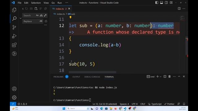 TypeScript Functions: Declarations, Expressions, and Arrow Functions | TypeScript Insights Tutorial смотреть онлайн