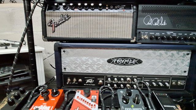Fender Frontman 25R Head-mod TEST with EMG Het Set 24V and 112 Cab Vintage 30 смотреть онлайн