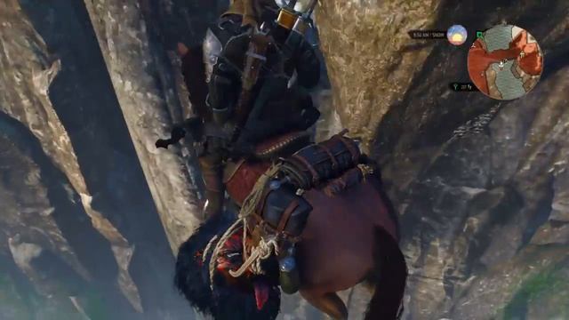 The Witcher 3: Roach doesn't take fall damage смотреть онлайн