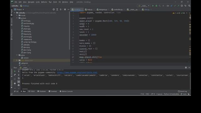 Проект ученика "Лови приставки". Андрей 11 лет. Python + PyGame смотреть онлайн