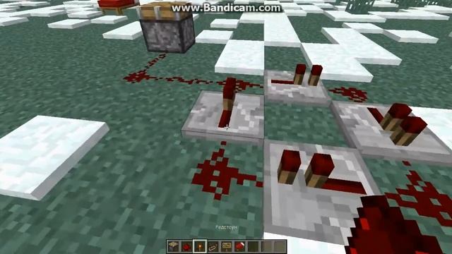 Майнкрафт как работает поршень механизмы #1