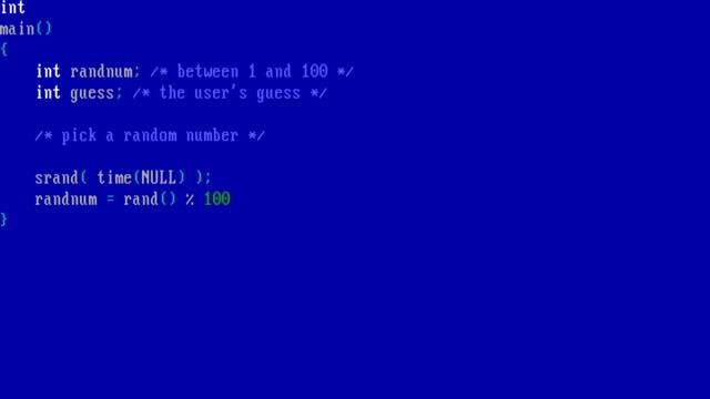 Guess the number game in C #DOScember смотреть онлайн