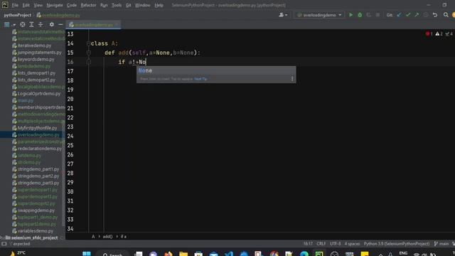 Python Tutorial 48 - Polymorphism : Method overloading смотреть онлайн
