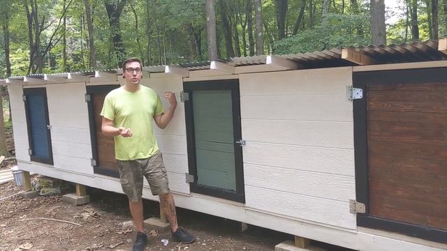 Touring Our NEW CHICKEN VILLAGE! 6 Chicken Coops in One! смотреть онлайн