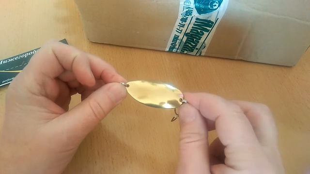 Распаковка посылки с блесной Fish Gold Пингвин смотреть онлайн