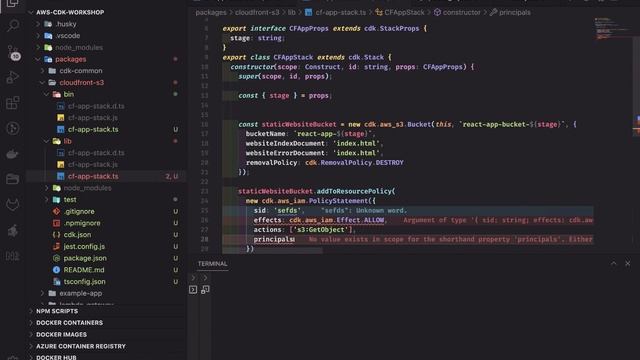 AWS CDK Deploy Static React Website using Cloudfront and S3 Bucket Stack смотреть онлайн