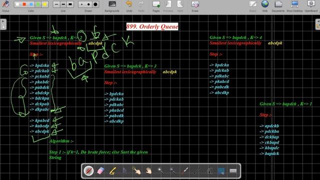 899. Orderly Queue || JAVA Code || C++ Code || LeetCode || String Observation || 90% || Hindi || смотреть онлайн