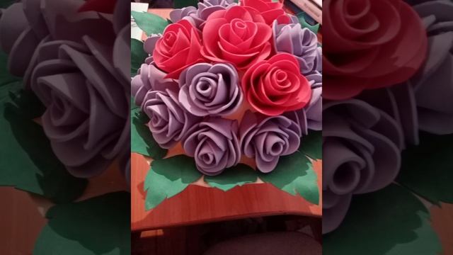Свитильник из изолона своими руками (букет) смотреть онлайн