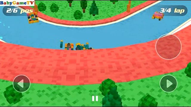 Blocky Racing Fun Android Games смотреть онлайн