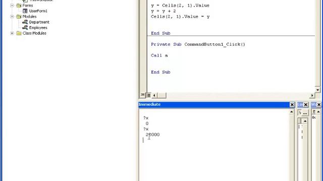 Visual Basic Editor (VBE) Watch Immediate Window - Excel VBA - Visual Basic Tutorials смотреть онлайн