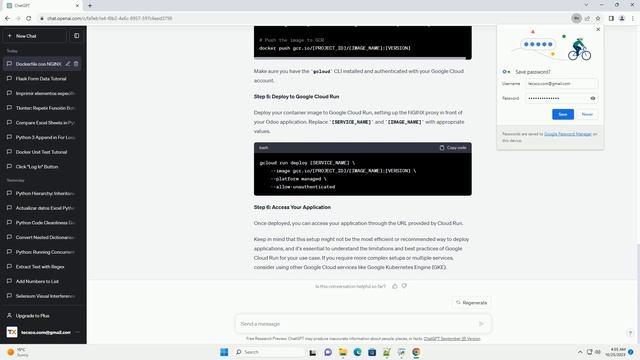 How to set in a Dockerfile an nginx in front of the same container google cloud run I tried making смотреть онлайн