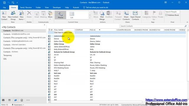 How to export GAL Global Address List to CSV file in Outlook смотреть онлайн