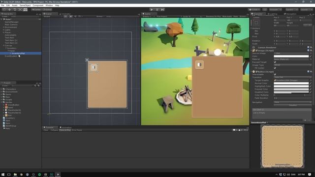 INVENTORY UI - Making an RPG in Unity (E05) смотреть онлайн