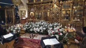 Пятница Страстной седмицы. Утреня с чином погребения Плащаницы