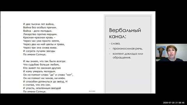 Серия Вебинаров: Навыки создания коммуникации. ВАК. Часть 2